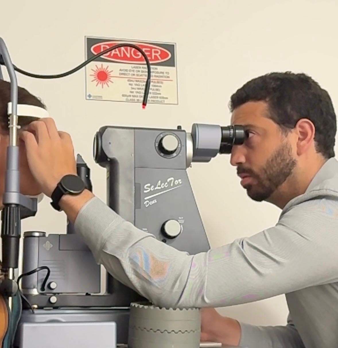 Laser para glaucoma (SLT)